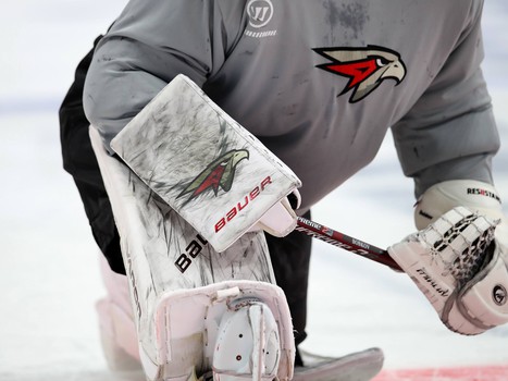 Раскатка «Авангарда» перед матчем с минским «Динамо»