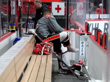 Тренировка «Авангарда» во время паузы в чемпионате