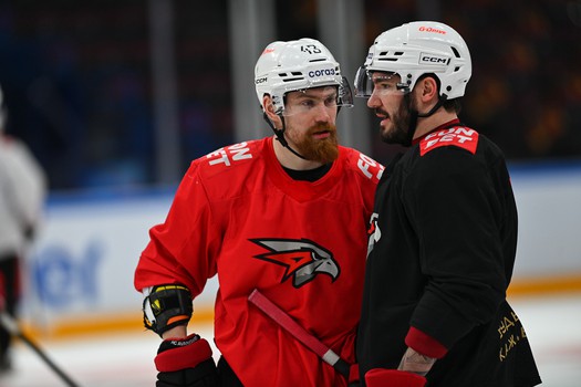 Тренировка «Авангарда» в Магнитогорске