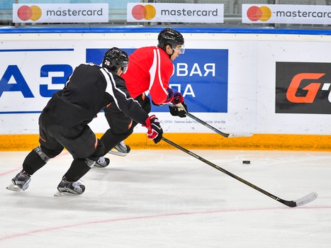 Раскатка "Авангарда" перед игрой со "Спартаком"