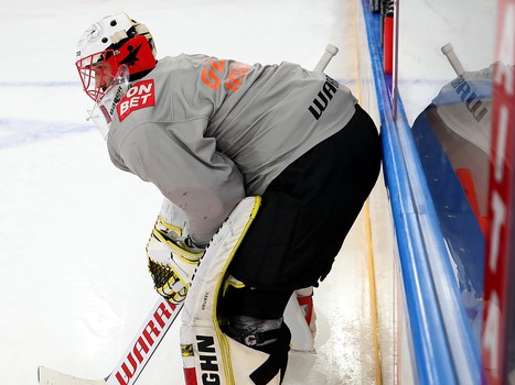 Тренировка «Авангарда» перед шестым матчем серии с «Металлургом»