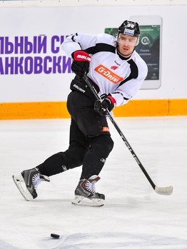 Раскатка "Авангарда" перед матчем с "Северсталью"