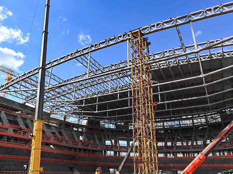 Техническая готовность «Арены Омск» составляет 35%