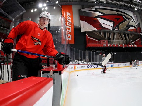 Тренировка «Авангарда» перед выездом