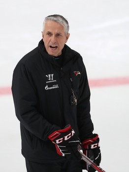 Раскатка «Авангарда» перед матчем с «Трактором»