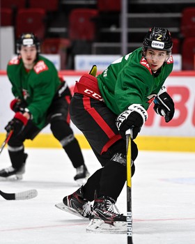 Тренировка «Авангарда» перед матчем с «Автомобилистом»