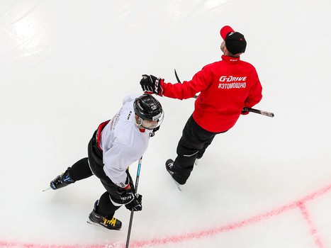 Раскатка «Авангарда» перед третьим матчем финальной серии с ЦСКА