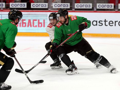 Раскатка «Авангарда» перед матчем с «Амуром»