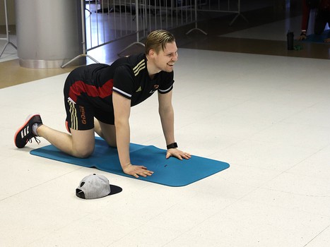 Тренировка «Авангарда» во время паузы в чемпионате