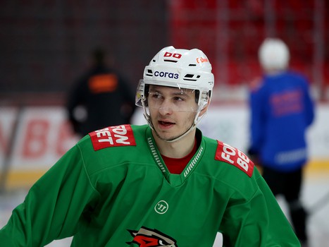 Тренировка «Авангарда» перед четвёртым матчем серии с «Автомобилистом»