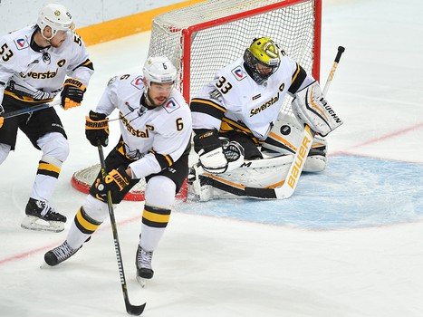 21.02.2018. Серия товарищеских матчей. "Авангард" - "Северсталь" 0:2