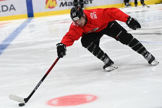 Тренировка «Авангарда» перед матчем с московским «Динамо»