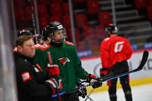 Тренировка «Авангарда» в Омске