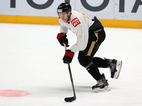 Тренировка «Авангарда» перед матчем с «Нефтехимиком»