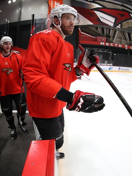 Тренировка «Авангарда» перед выездом