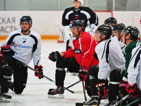 Ледовая тренировка "Авангарда"