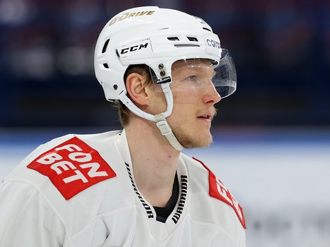 Тренировка «Авангарда» перед пятым матчем серии в Магнитогорске