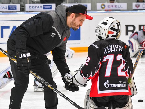 Мастер-класс Доминика Фурха для вратарей хоккейной школы "Авангард"