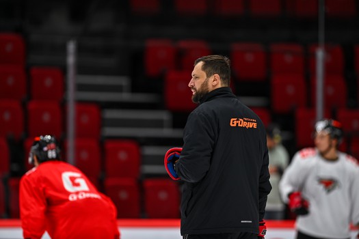 Тренировка «Авангарда» перед матчем с «Адмиралом»