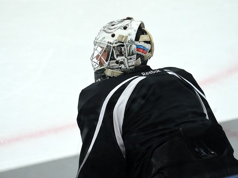 Раскатка "Авангарда" перед матчем с "Нефтехимиком"