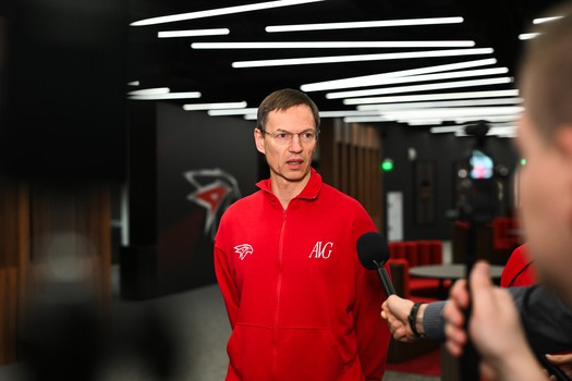 Открытая тренировка «Авангарда» для СМИ