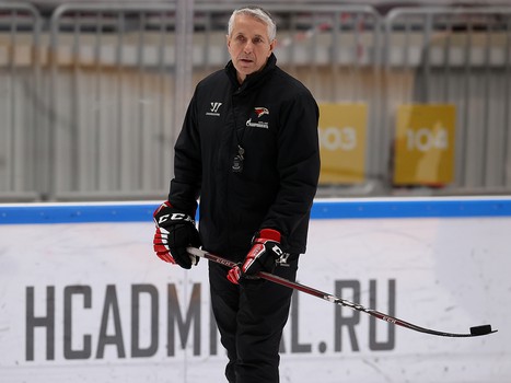 Тренировка «Авангарда» перед матчем во Владивостоке