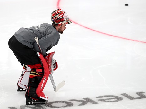 Раскатка «Авангарда» перед матчем с «Сибирью»