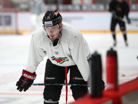 Раскатка «Авангарда» перед матчем с «Ак Барсом»