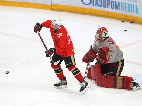 Открытая тренировка «Авангарда» перед плей-офф