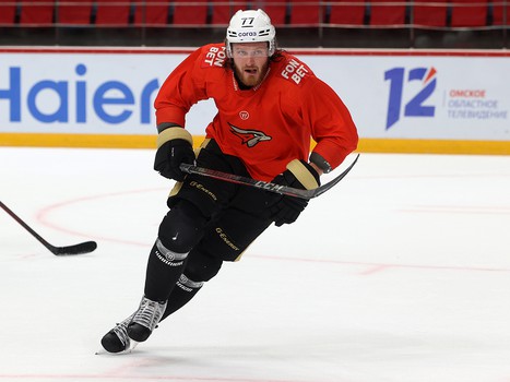 Тренировка «Авангарда» перед выездом