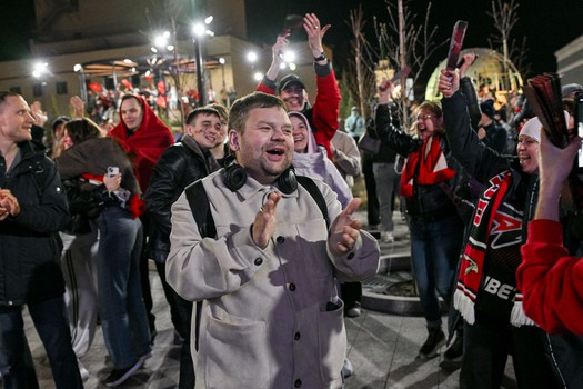 Фан-зона «Авангарда» в Городском саду