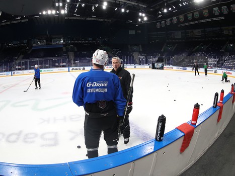 Раскатка «Авангарда» перед выездным матчем с «Ак Барсом»