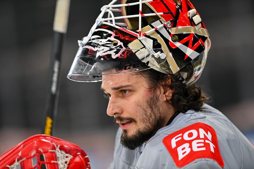 Раскатка «Авангарда» перед матчем в Магнитогорске