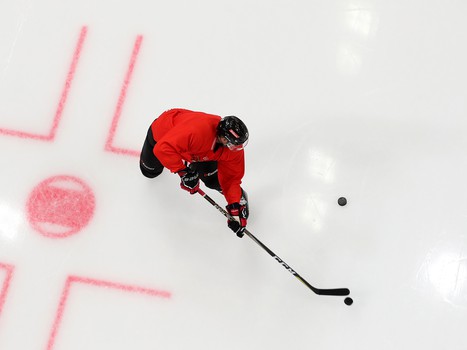 Раскатка «Авангарда» перед матчем с ЦСКА