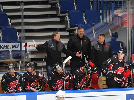 21.02.2018. Серия товарищеских матчей. "Авангард" - "Северсталь" 0:2