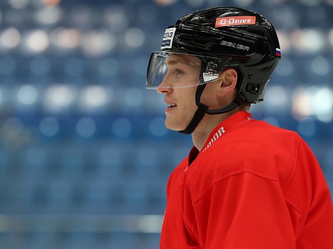 Раскатка «Авангарда» перед матчем со «Спартаком»