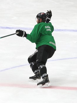 Раскатка «Авангарда» перед матчем с «Ак Барсом»