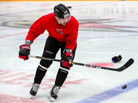 Раскатка «Авангарда» перед матчем с «Салаватом Юлаевым»