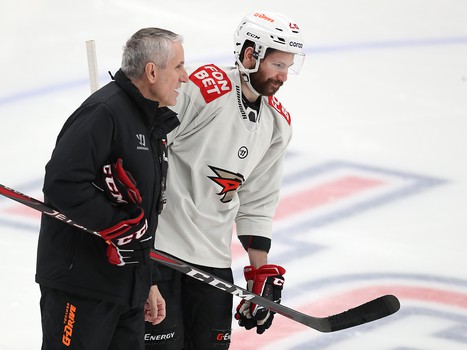 Раскатка «Авангарда» перед пятым матчем финальной серии с ЦСКА