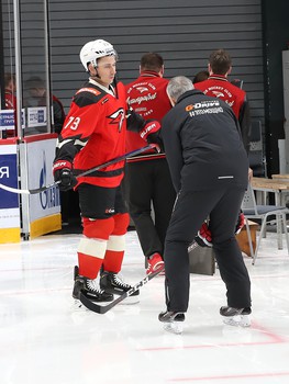 Фотографирование команды перед плей-офф