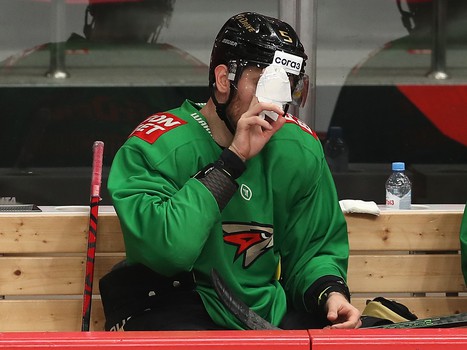 Раскатка «Авангарда» перед матчем с «Адмиралом»