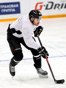 Раскатка «Авангарда» перед матчем с «Витязем»