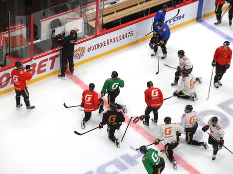 Тренировка «Авангарда» в Балашихе