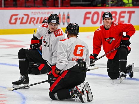 Открытая тренировка «Авангарда» перед вторым раундом плей-офф