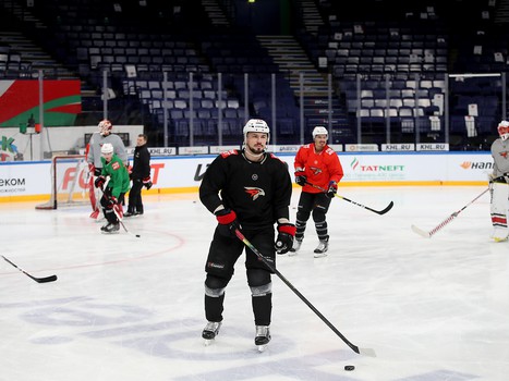 Раскатка «Авангарда» перед выездным матчем с «Ак Барсом»