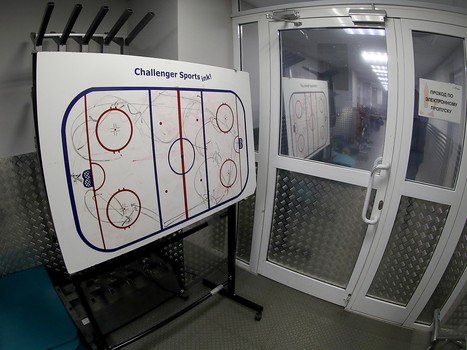 Тренировка «Авангарда» перед матчем в Екатеринбурге