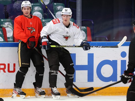 Первая тренировка Никиты Сошникова в «Авангарде»