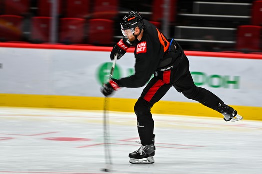 Раскатка «Авангарда» перед матчем с «Барысом»