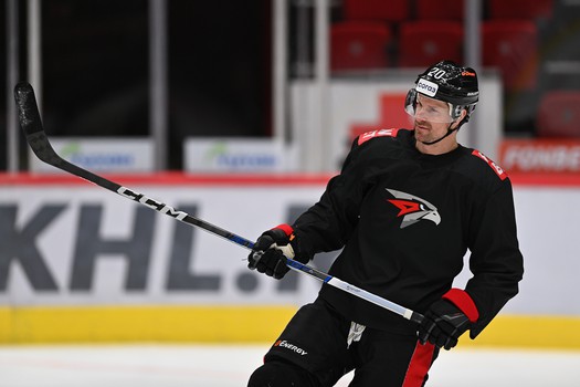 Раскатка «Авангарда» перед матчем с «Торпедо»