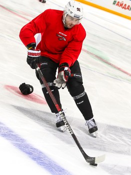 Раскатка «Авангарда» перед третьим матчем серии с «Ак Барсом»